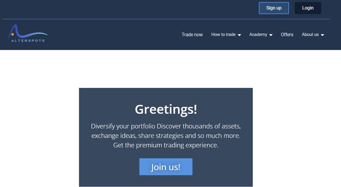 Alterspots Homepage Alterspots Homepage