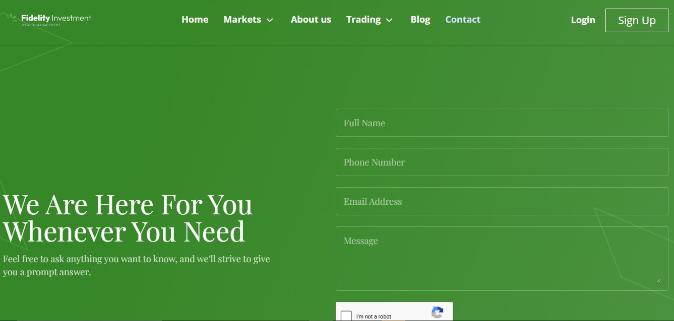 Fidelity Investment Wealth Management Customer Support Fidelity Investment Wealth Management Customer Support