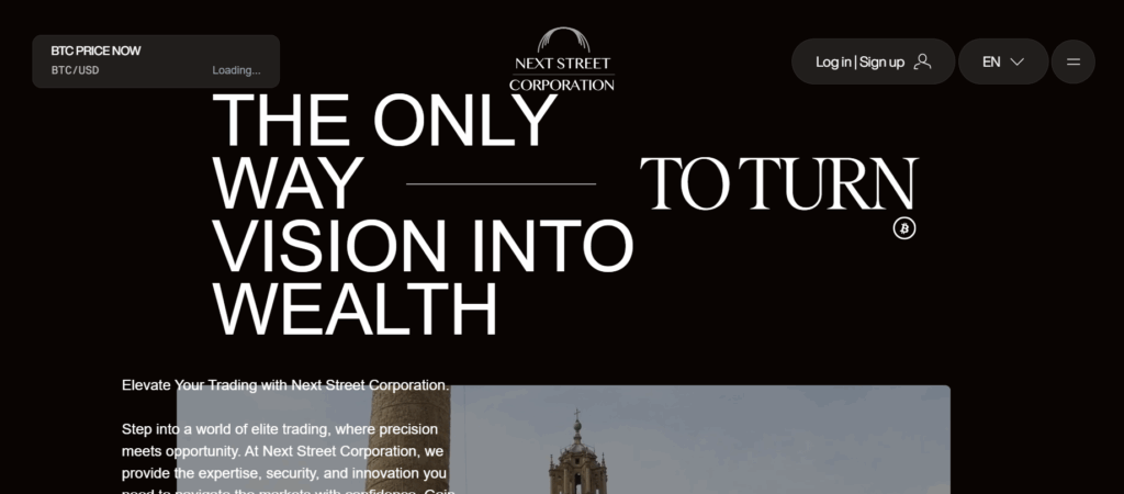 Next Street Corporation homepage Next Street Corporation homepage